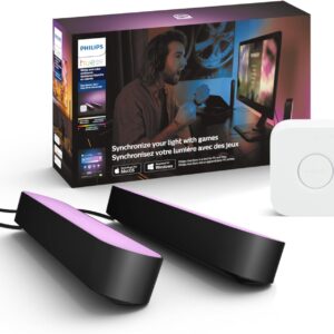 Philips Hue Play Starter Kit Two Black Hue Play Light Bars, …