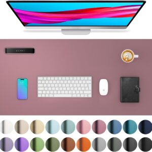 Aothia leather desktop pillow protector, mouse pad, MA office desk …