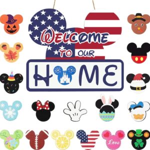 19 percent cute sign for the interchangeable season welcome door …