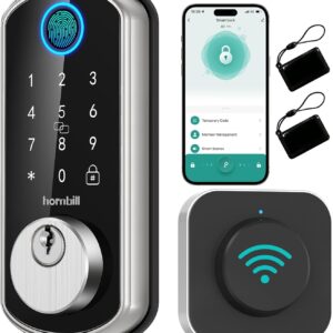 Smart Wifi Front door lock: keyless wrench input Dactinpri …