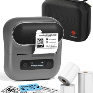 Phomemo label printer, Bluetooth m220 bars code label …