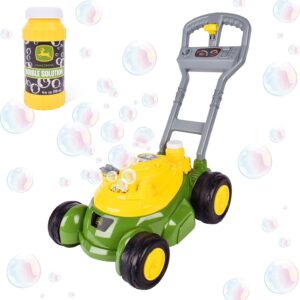 John Deere Bubble Lawn Mower for young children, bubbles blowing ma …