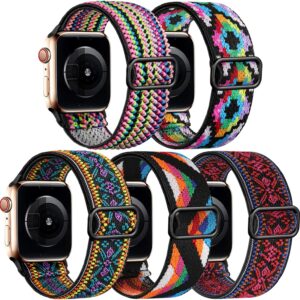 Easuny 5 package of elastic bands compatible with Apple Watch 38m …