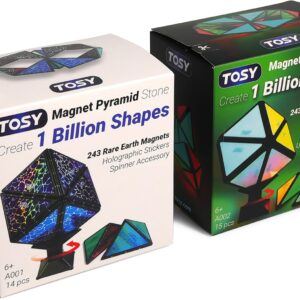 Tosy Magnet Pyramid – 1 Cube is transformed into 1 billion form …