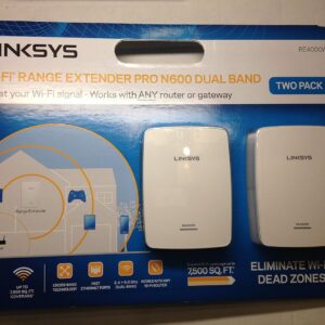 Linksys Wi-Fi Range Extend Pro N600 Dual Band Re4000W Whit …