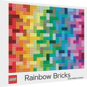 LEGO RAINBOW BRICKS OF 1000 PIECES PUPS