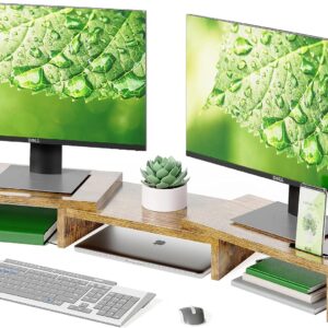 BONTEC DUAL MONITOR STAND WITHER WITH Smart Telephone Support, attach …