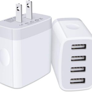 USB wall loader plug, 2 pack of 2 packages cube fas …