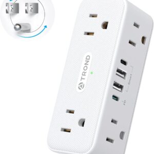 Trond output extensor surge protector, 6 CA output splitter …