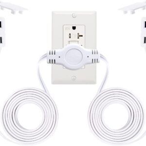 Direction of feeding cable for twin extension – 12 feet of cable – 6 feet above e …