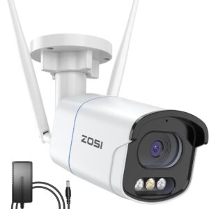 ZOSI 4MP 2.5K Outdoor IP IP Security Chamber, Wirele …