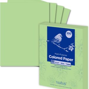 Colored copy paper, green printer paper 8.5 “…