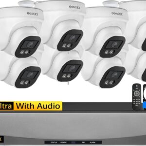 OOSSXX (130 ° ultra wide angle and with audio) detection pir 5 ….