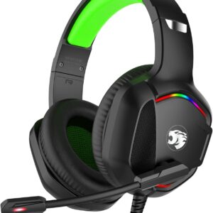 Headphones for games with PC microphone, Xbox One Series X/S, …
