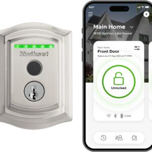 Kwikset Halo Touch Digital Footprint Wi-Fi Smart Lock, Keyless Ent …