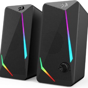 Redragon GS510 RGB desktop speakers, 2.0 channel PC computer …