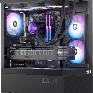 Redragon CA606 Gaming Muntaded PC Case, Atx Computer Cha …