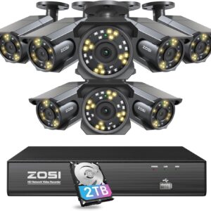 Safety Chamber System Poe Zosi 4K 8ch (16ch expandable), H ….