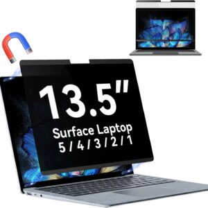 Magnetic privacy filter compatible with an area of ​​13.5 inches the …