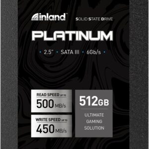 INLAND PLATINUM 512GB SSD SATA III 6GB/S 2.5 “7 MM TLC 3D NAN …