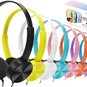 8 Bulk children's headphones for school students in the classroom, D …
