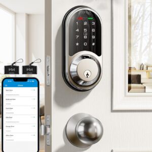 View Smart Locks for the main door, 2 knob handle set, without key …