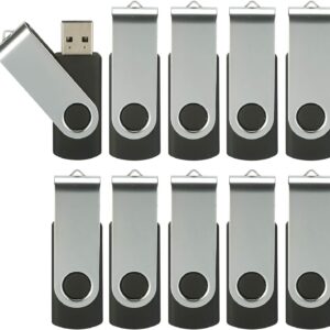 4GB Flash Drive 10 Pack, USB 2.0 Drives Pulgar in rotating bulk …