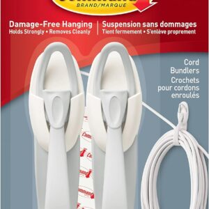 Command cable bundlers, damage-free cable management, 2-pound …