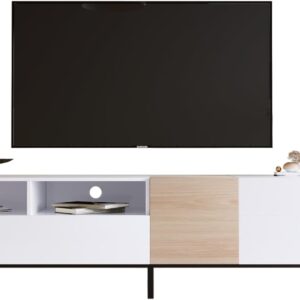 Merax Modern TV Entertainment Center with cabinets, drawers …