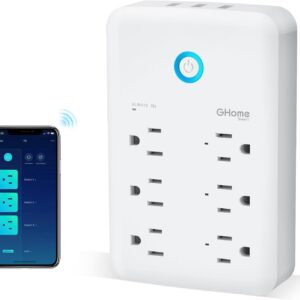 Ghome Smart plug output extensor, USB wall loader with 3 in …