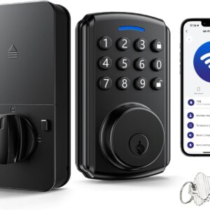 Smart Deadbolt closure for the front door, key doorless door lock, …