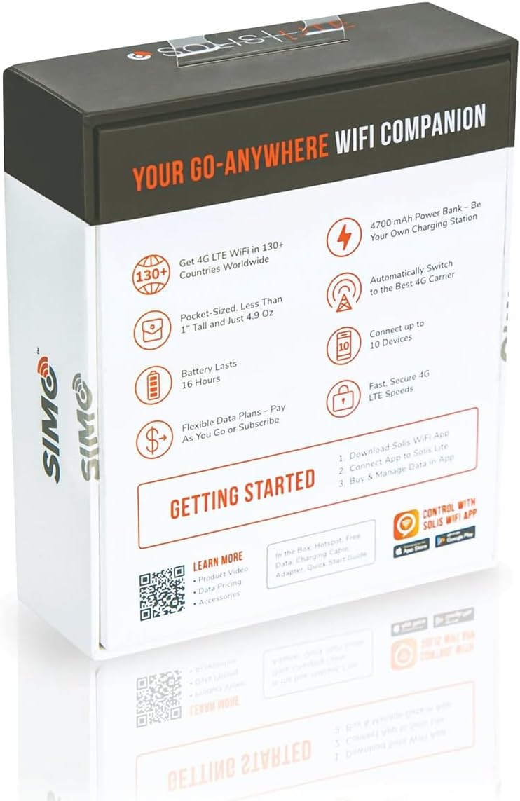 Simo Solis Lite 4g Lte Wifi Mobile Hotspot | Local and intert ... - Image 8