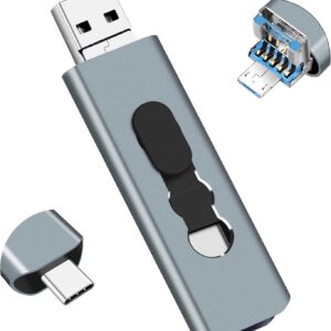Flash Unit 3-EN-1 64 GB, USB 3.0 Flash Unit for Android Pho …