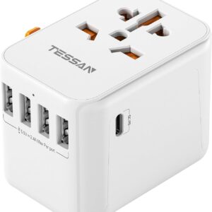 30W universal travel plug adapter, Tessan International Powe …