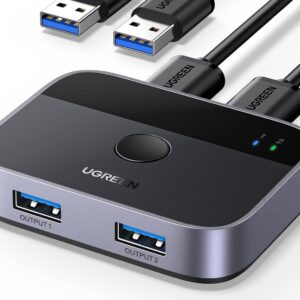 Ugreen USB 3.0 Switch 2 in 2 out, USB Switch 2 computers S …