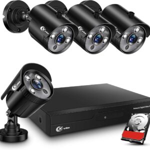 XVIM 8CH 1080P Home Security Chamber System, H.264+1080p Indo …