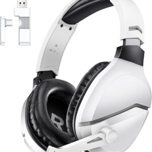Wireless games headphones with noise cancellation microphone for …