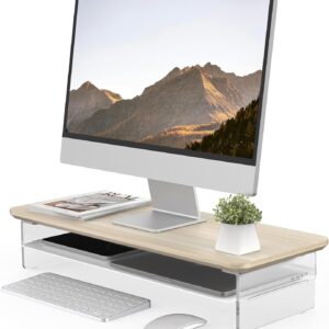 FENGE ACRYLIC SUPRER STAND MONITOR, 23.6 inches monitor support …