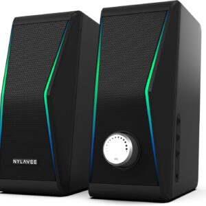 Computer speakers, Bluetooth 5.0 High fidelity stereo pc speakers, 4 …