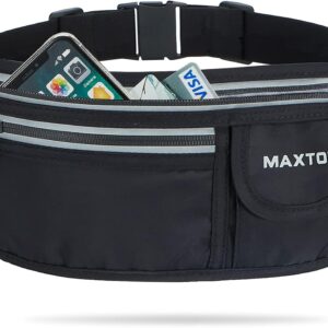 Slim Running Belt Fanny Packs for Women Men, Reflective Wais …