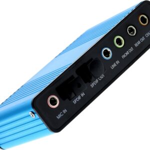 USB 2.0 external sound card 5.1 Wrapper adapter to …