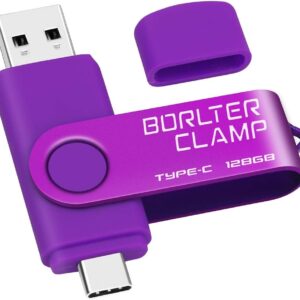 128 GB USB TYPE-C FLASH DRIVE, BORLTERCLAMP USB C 3.0 Jump Dr …