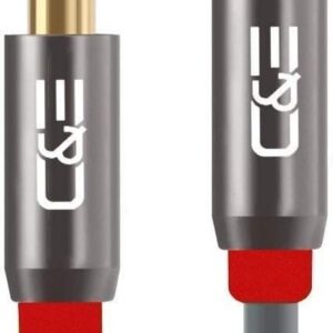 C & E CNE03722 Stereo headphones extension cable 50 feet 3.5 mm
