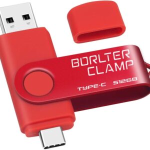 512GB USB TYPE-C FLASH DRIVE, PORTECLAMP USB C 3.0 Jump Dr …