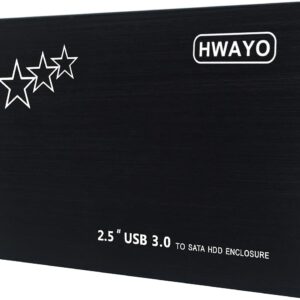 1 TB external hard drive – HWAYO 2.5 '' Ultra Slim HD …