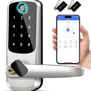 Intelligent door location with handle, keyless door locks, 8-in-1 …