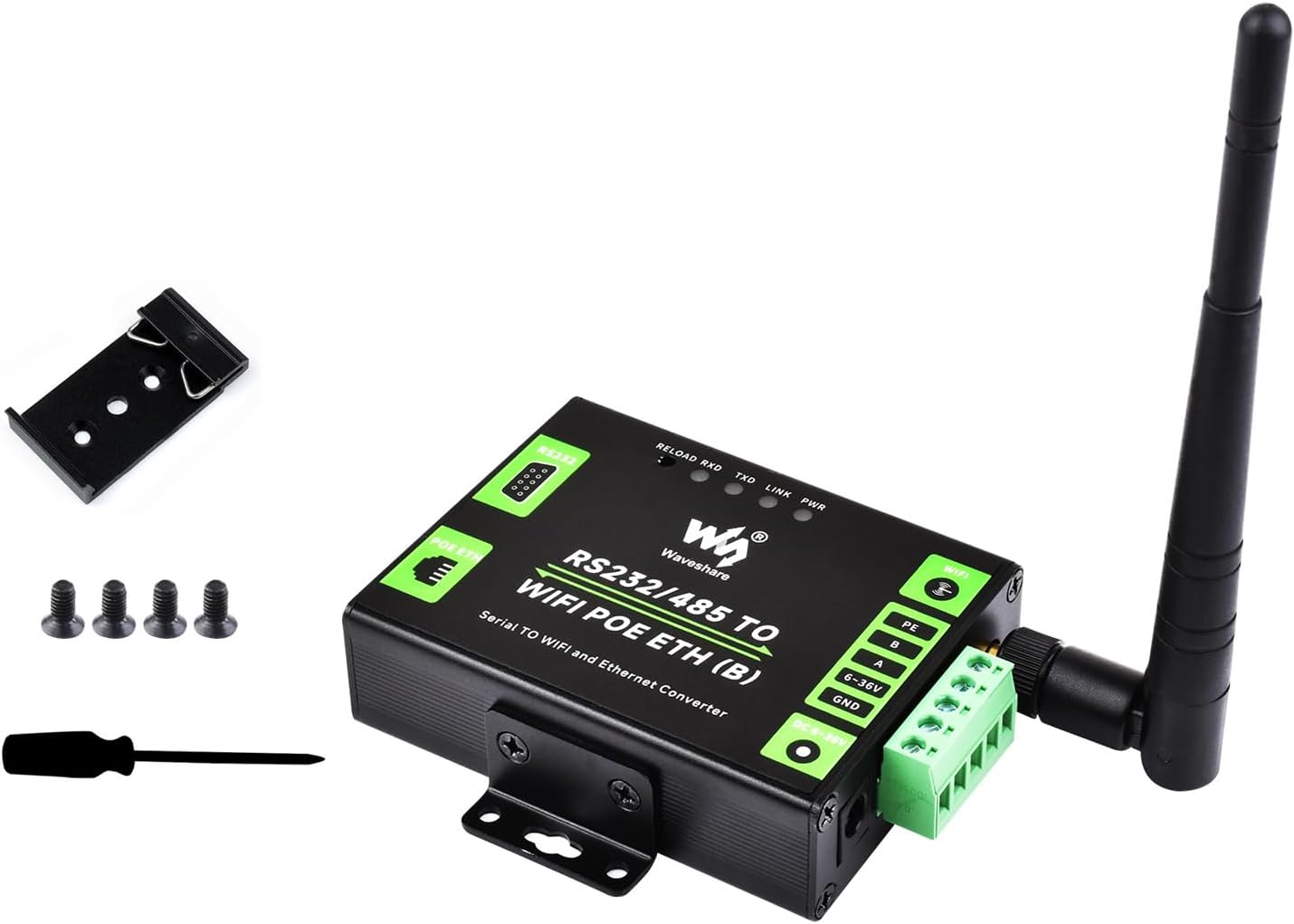 RS232/485 A WIFI Poe Ethernet Serial Server Converter, Modb ...