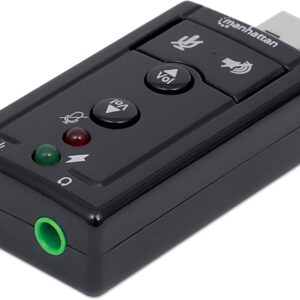 Manhattan USB for audio cat adapter with volume controls – E …