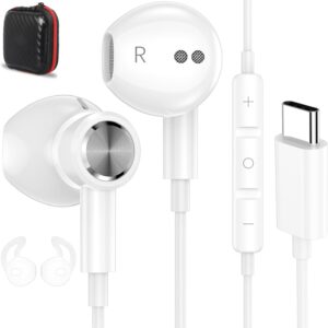 USB-C headphones headphones 16 pro max with microp …