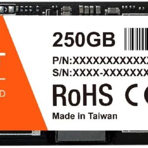 Mmoment mg43 250gb m.2 2280 Pcie Gen4 NVME 1.4 SSD internal, …